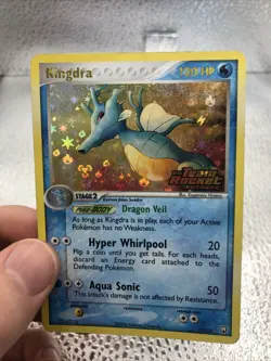 2004 Pokemon EX Team Rocket Returns Kingdra Reverse Holo #12/109 - Image 1