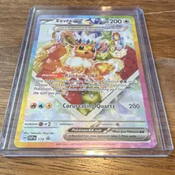 Pokemon Eevee ex 174 SVP Promo Holo EX Scarlet & Violet English - Image 1