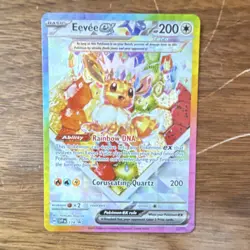 Pokemon Eevee ex 174 SVP Promo Holo EX Scarlet & Violet English - Image 3