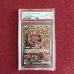 2025 POKEMON MEP EN-ME BLACK STAR PROMO #024 ORICORIO EX PSA 10 - Image 1