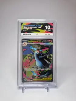 Pokemon TCG: Mega Charizard X ex 109/094 - ME Phantasmal Flames - Ace 10 - Image 1