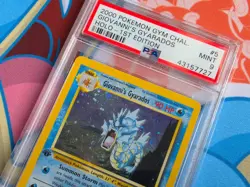 Giovanni's Gyarados - 2000 Pokemon Gym Challenge Holo 1st Edition WOTC - PSA 9 - Image 2