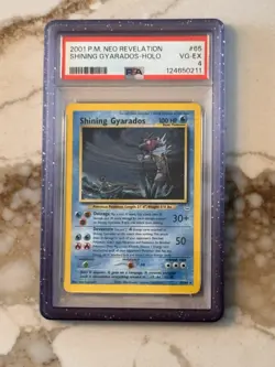 2001 POKEMON NEO REVELATION #65 SHINING GYARADOS-HOLO PSA 4 - Image 1