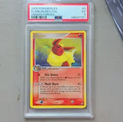 Pokemon Flareon 5/115 Unseen Forces Reverse Foil Holo Rare PSA 5 - Image 1