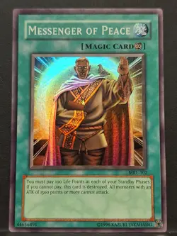 Yugioh Messenger of Peace MRL-102 Super Rare Unlimited LP - Image 1