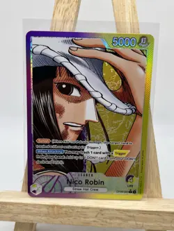 One Piece Emperors in the New World Nico Robin OP09-062 Parallel Alt Leader NM+ - Image 1