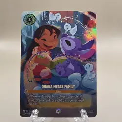 Disney Lorcana Ohana Means Family 224/204 Into the Inklands Action Foil - Image 1