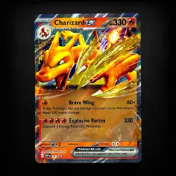 Pokemon TCG SV: Scarlet & Violet Promo Cards Charizard ex #161 Promo NM - Image 1