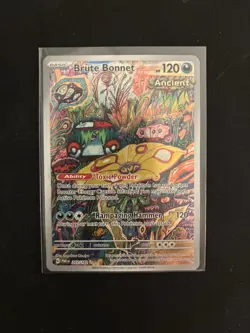 Brute Bonnet 207/182 Sv04: Paradox Rift Holo Card Near Mint Condition - Image 1