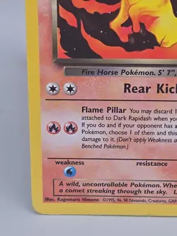 Dark Rapidash 44/82 Team Rocket Non-Holo Pokemon Card - Image 5