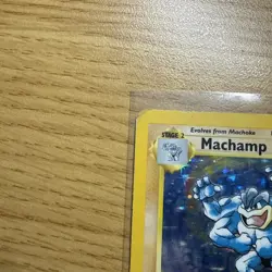 Pokemon TCG Machamp 8/102 Holo Unlimited Rare Card Original Base Set 1999 - Image 4