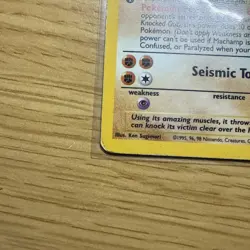 Pokemon TCG Machamp 8/102 Holo Unlimited Rare Card Original Base Set 1999 - Image 5