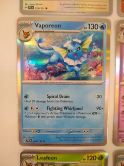 Pokemon Eeveelution Card Lot Holos–Eevee Flareon Jolteon Vaporeon Espeon Umbreon - Image 5
