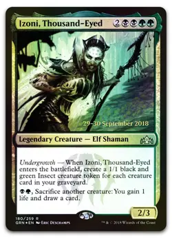 Izoni, Thousand-Eyed #180 (Foil) (LP) Prerelease Cards PRE Magic MTG - Image 1