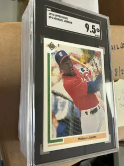 Lot of (11) Slabs cards w/ Michael Jordan Baseball Rookie - Image 1