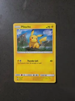 Pikachu - SM183 Black Star PROMO Holo RARE 2019 Pokemon Card TCG MP - Image 1