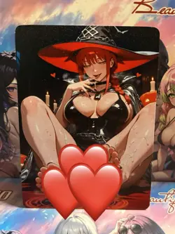 Matte Beautiful Waifu Handmade Card Goddess Story CCG Anime Double Sided - Image 1