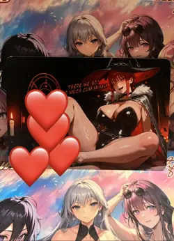 Matte Beautiful Waifu Handmade Card Goddess Story CCG Anime Double Sided - Image 2