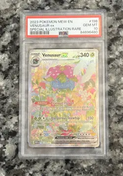 Pokemon TCG Venusaur EX Scarlet & Violet 151 Card 198/165 PSA 10 - Image 1