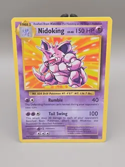 Nidoking 45/108 Evolutions Non Holo Exclusive Rare Pokemon Card - Image 1
