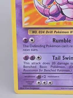 Nidoking 45/108 Evolutions Non Holo Exclusive Rare Pokemon Card - Image 5
