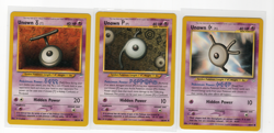 Unown Set of 3 (K 58/64 Neo Revelation) (T P 88/105 58/105 Neo Destiny) LP - Image 1
