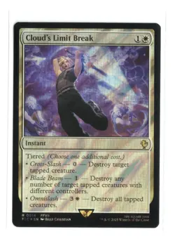 Cloud's Limit Break (Surge Foil) R MTG FF Collector Commander 14 NM - Image 1