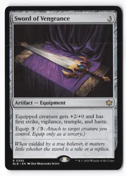 Sword of Vengeance R MTG Bloomburrow 395 NM - Image 1
