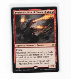 Drakuseth, Maw of Flames - Foundations (FDN) Rare Magic The Gathering MTG - Image 1