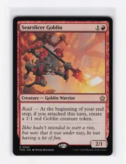 Searslicer Goblin R Foundations 93 NM - Image 1