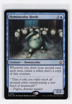 Homunculus Horde R Foundations 41 NM MTG Magic - Image 1