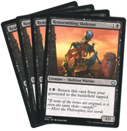 x4 Reassembling Skeleton - Foundations - Magic the Gathering (MTG) - Image 1