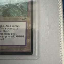 MTG Lake of the Dead Alliances 1996 Rare Land Reserved List MP/HP - Image 4