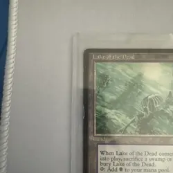 MTG Lake of the Dead Alliances 1996 Rare Land Reserved List MP/HP - Image 5