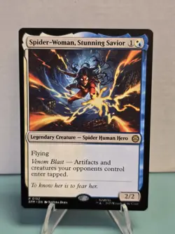Spider-Woman, Stunning Savior 0152 (R) MTG Marvel's Spider-Man NM - Image 1