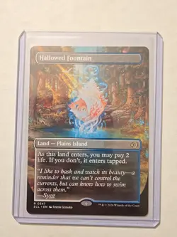 Hallowed Fountain (Borderless) - Lorwyn Eclipsed - NM - Rare - Land - Image 1