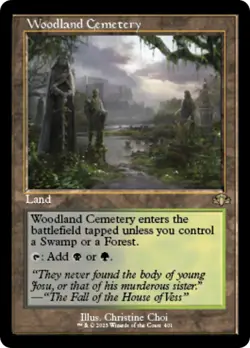 Woodland Cemetery (Retro Frame) - 401 / English / Near Mint MTG - Image 1