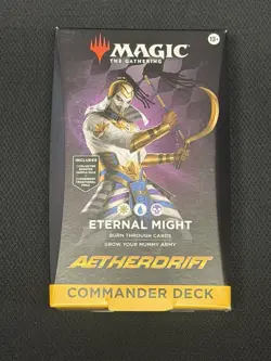 Magic the Gathering (MTG) - Aetherdrift Commander Deck - Eternal Might - Image 1