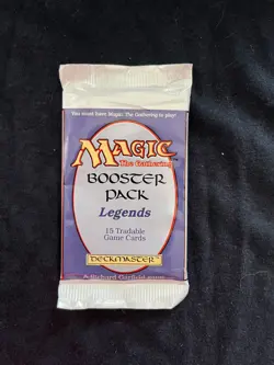 Magic the Gathering Legends Booster Factory Sealed - Image 1