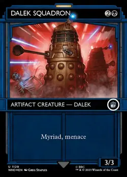 Dalek Squadron - Surge Foil - Showcase NM, English MTG Doctor Who - Image 1