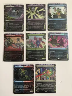 Mtg Teenage Mutant Ninja Turtles Foil / Regular (showcase) Lot 8 Shredder Leo - Image 1