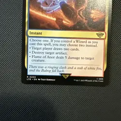 MTG Flame of Anor The Lord of the Rings: Tales of Middle-earth 0203 Regular Rare - Image 2