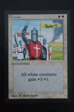 Magic The Gathering MTG CRUSADES International Edition NM Near Mint - Image 1