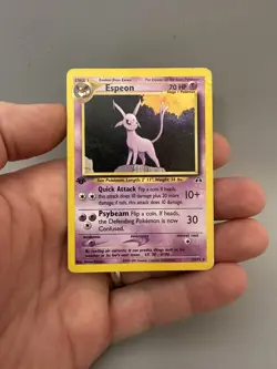 Pokemon Card Neo Discovery 1st Edition Non Holo Rare Espeon 20/75 WOTC - Image 2