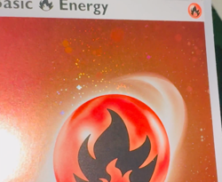 Pokemon 151 Fire Energy 002 - 1 Swirl - Cosmos Holo NM/M - Image 2