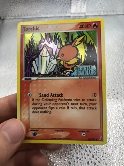 Torchic 66/100 STAMPED Crystal Guardians Reverse Holo Pokemon English TCG - Image 1