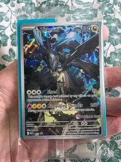 N's Zekrom 031 Pokemon Center Stamped Promo Ascended Heroes Holo Illustration - Image 1