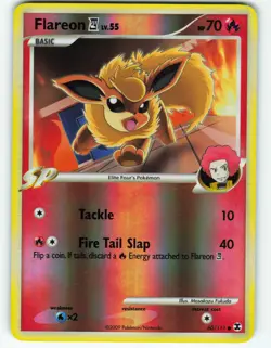 Flareon E4 - Reverse Holo - 60/111 Rising Rivals - Pokemon TCG - 2009 - Image 1