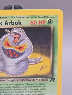 Dark Arbok 19/82 Team Rocket Non Holo Rare Pokemon Card - Image 3
