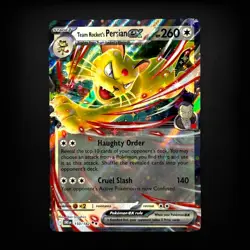 Pokemon TCG SV10: Destined Rivals Team Rocket's Persian ex #150/182 NM - Image 1